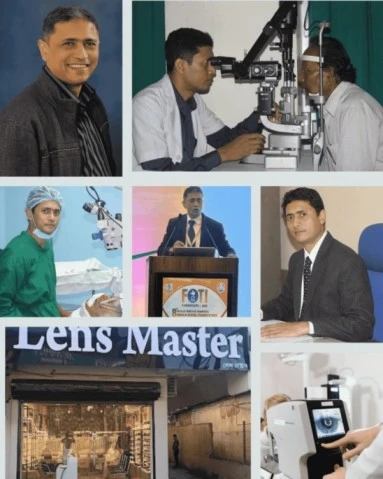 Dr. Mir Siddique with a Doctorate in Cataract Research and a Professor at Guwahati Medical College, Assam.