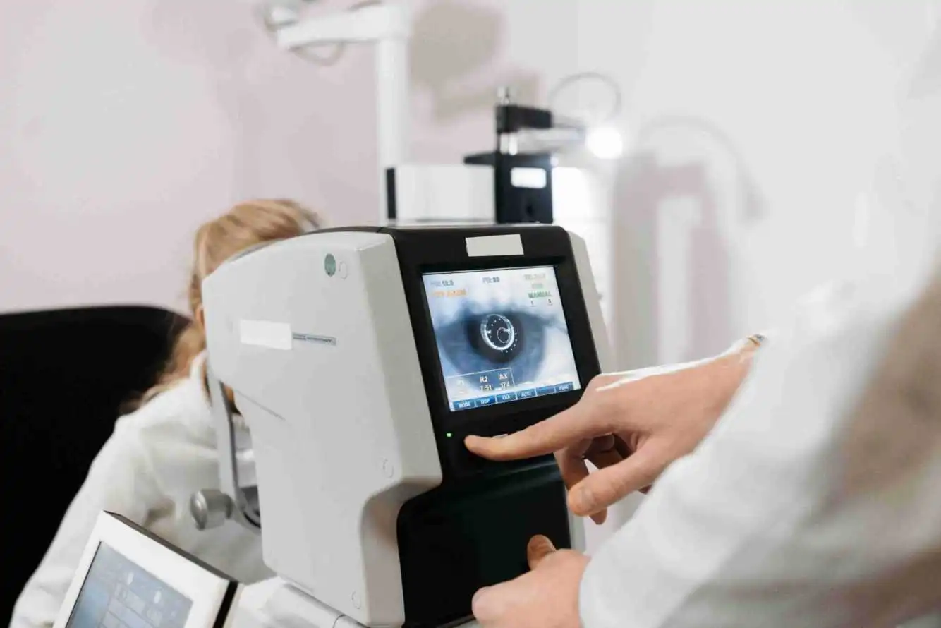Advanced computerized eye testing equipment for precise vision prescriptions at our Guwahati eye clinic.